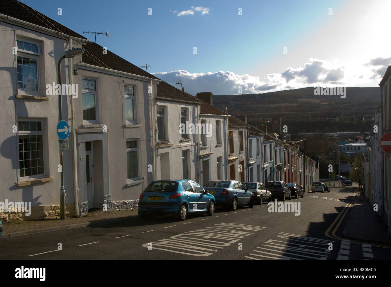 Residential property Merthyr Tydfil Wales United Kingdom Europe Stock