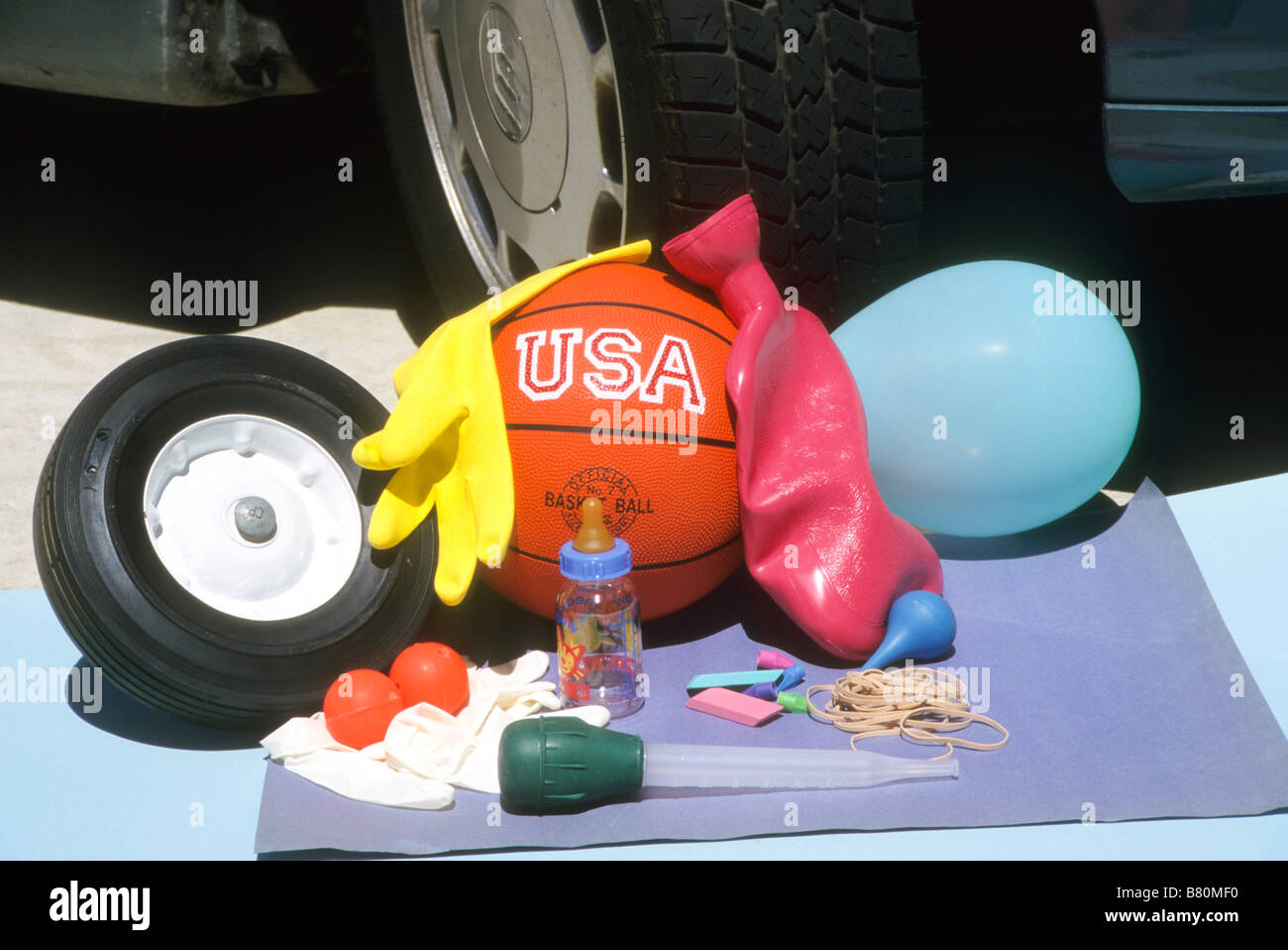 Items made of rubber Stock Photo Alamy