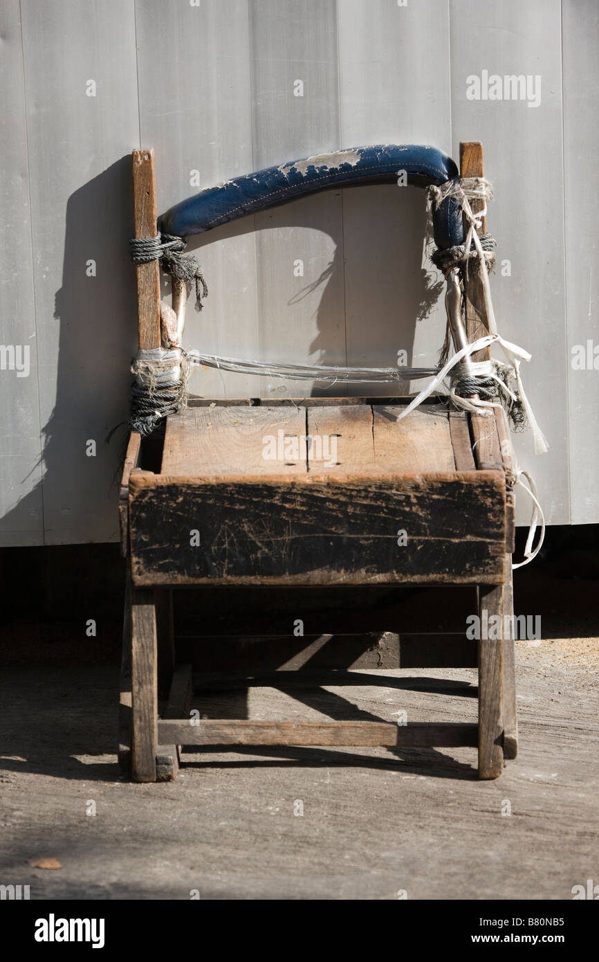makeshift high chair