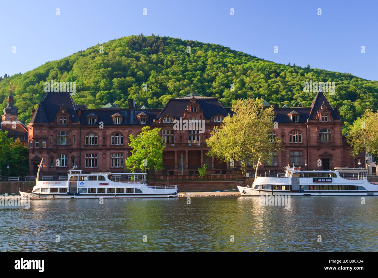 Statdhalle  (convention and music hall) in Heidelberg, Germany Stock Photo