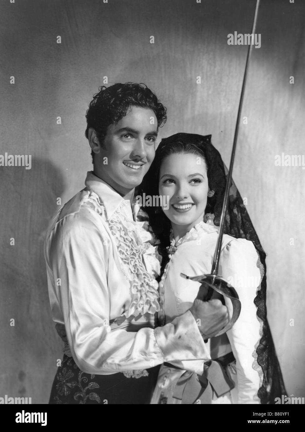 Le signe de Zorro The Mark of Zorro (1940) usa Tyrone Power, Linda Darnell  Director: Rouben Mamoulian Stock Photo