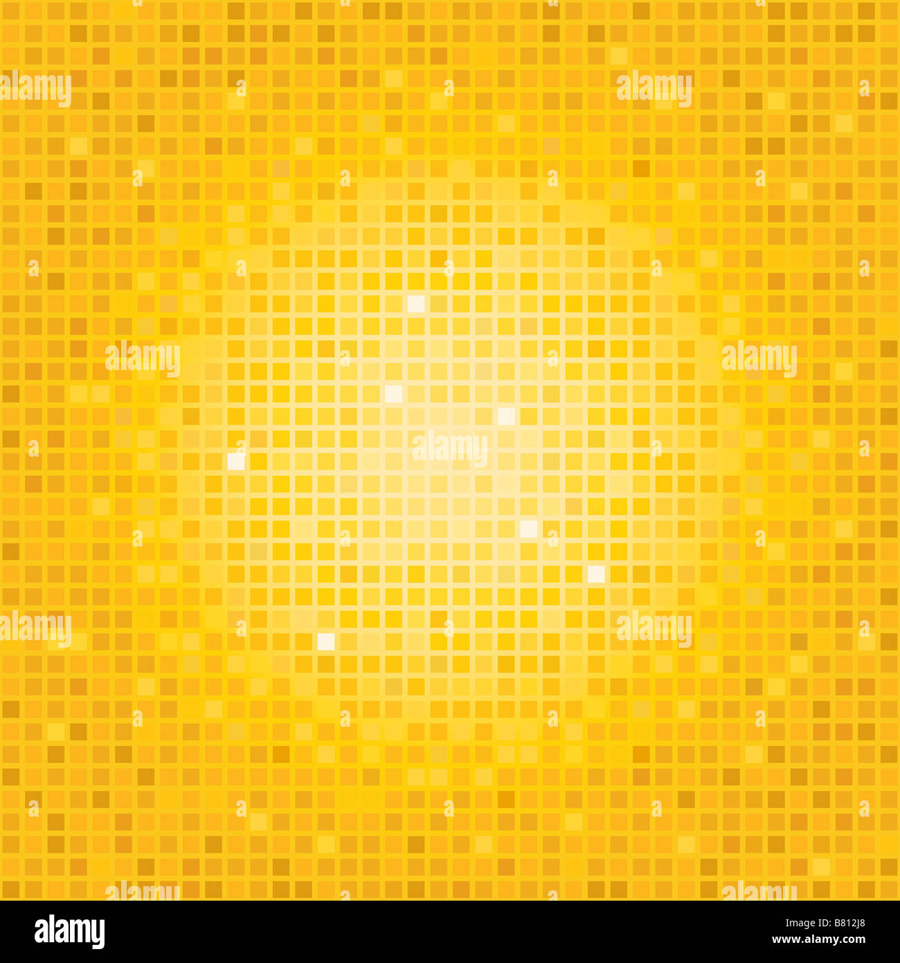Orange mosaic tile background Stock Photo - Alamy