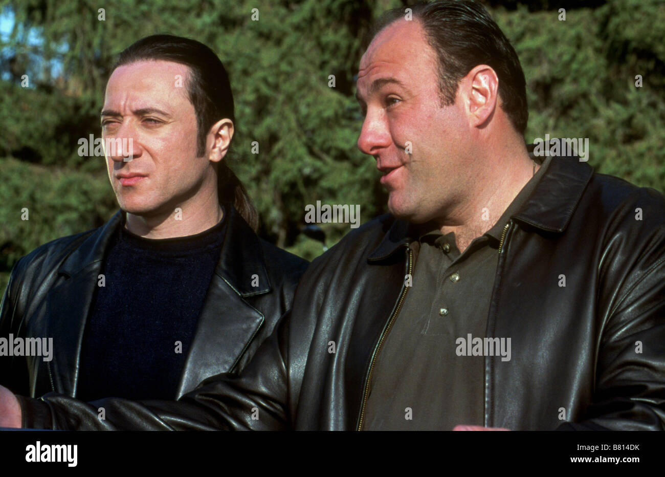 The Sopranos   TV-Series 1999-2007 USA 2004 Season 5  Created by David Chase Federico Castelluccio, James Gandolfini Stock Photo