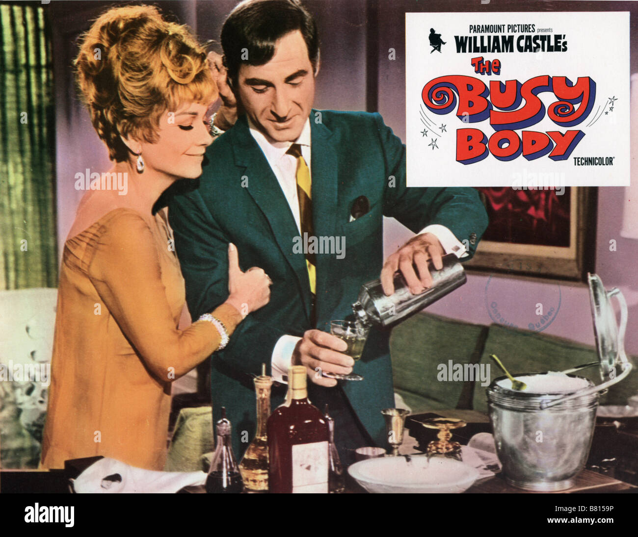 The Busy Body The Busy Body  Year: 1967 USA Sid Caesar, Anne Baxter  Director: William Castle Stock Photo