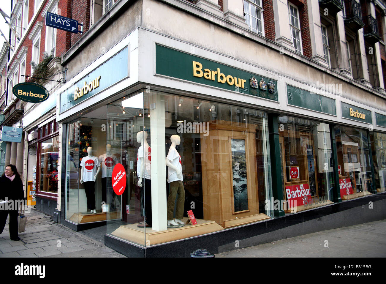 Branch of Barbour clothing stores, Windsor Stock Photo - Alamy