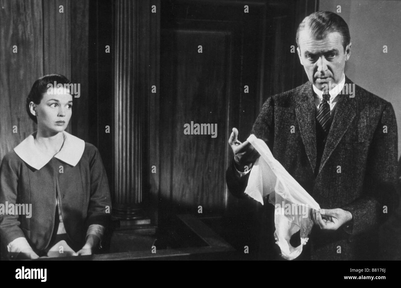Anatomy of a Murder  Year: 1959 USA James Stewart, Kathryn Grant  Director: Otto Preminger Stock Photo