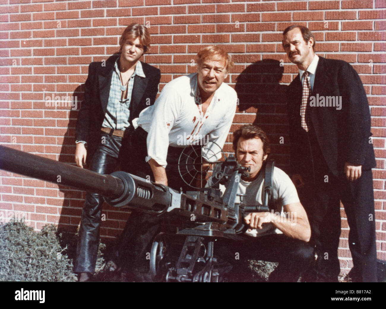 Thunderbolt and Lightfoot  Year: 1974 USA Clint Eastwood, Jeff Bridges, Geoffrey Lewis, George Kennedy  Director: Michael Cimino Stock Photo