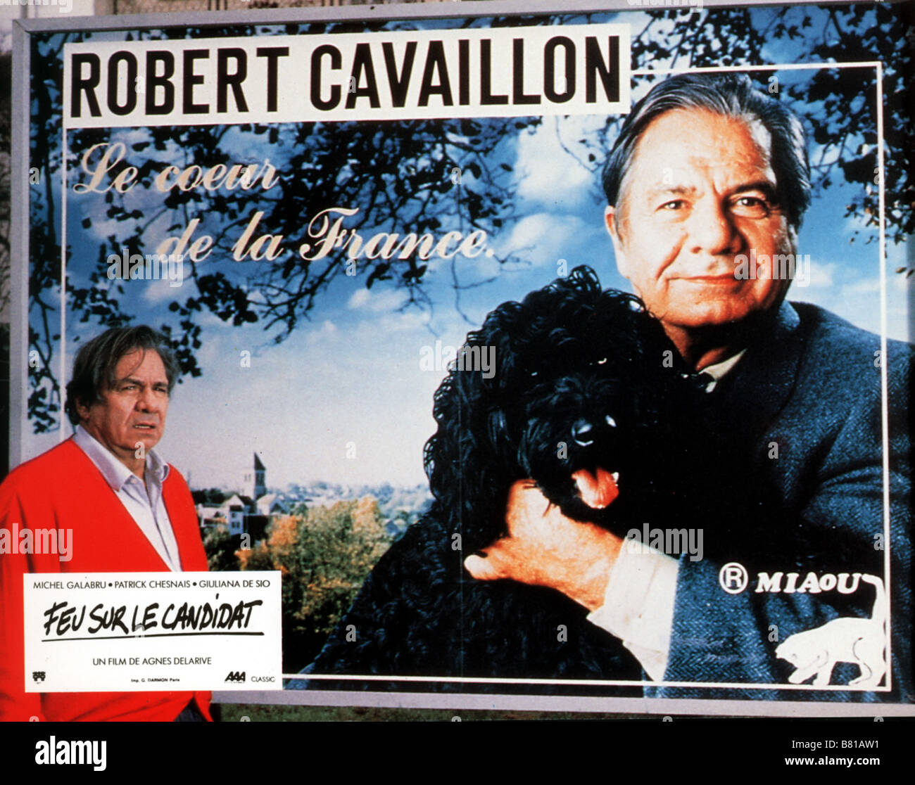 Feu sur le candidat Year: 1990 - France Michel Galabru  Director: Agnès Delarive Stock Photo