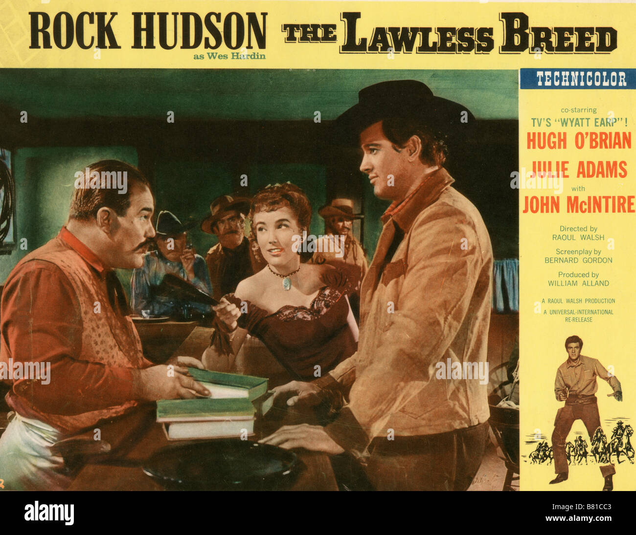 Victime du destin The Lawless Breed Year: 1953 USA Rock Hudson , Julie  Adams Director: Raoul Walsh Stock Photo - Alamy