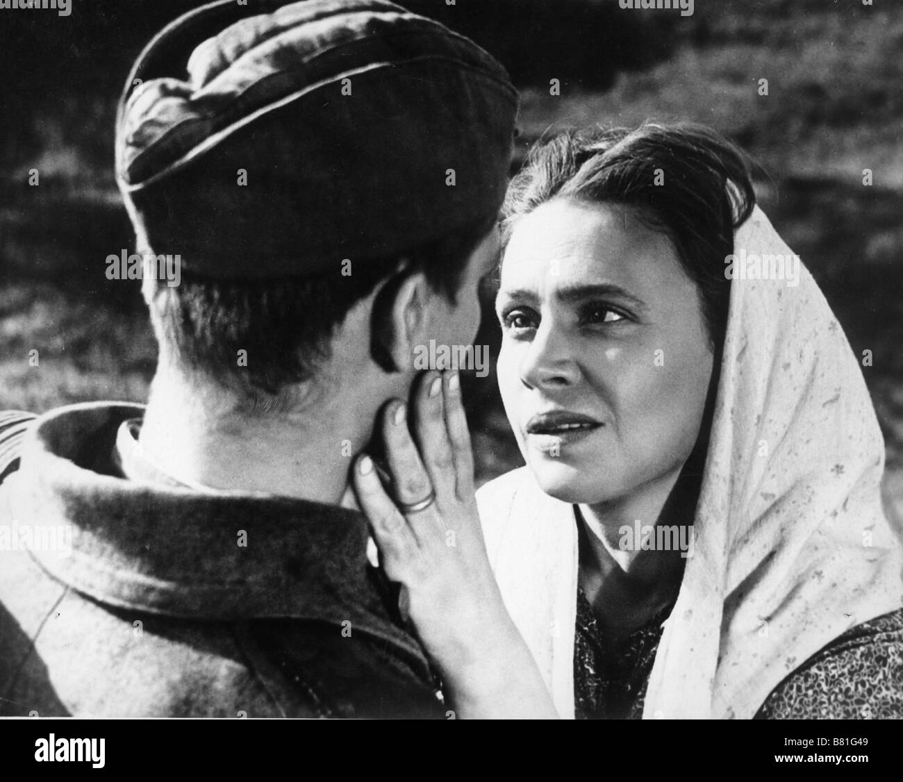 Ballada o soldate Ballad of a Soldier Year: 1959 - Soviet Union Vladimir Ivashov , Antonina Maksimova  Director: Grigori Chukhrai Stock Photo