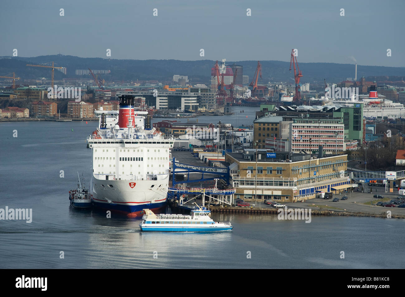 Gothenburg port, Sweden Stock Photo