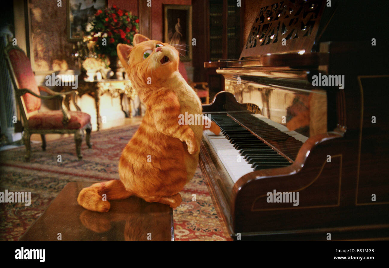 Песня кота на пианино. Кот Гарфилд 2.