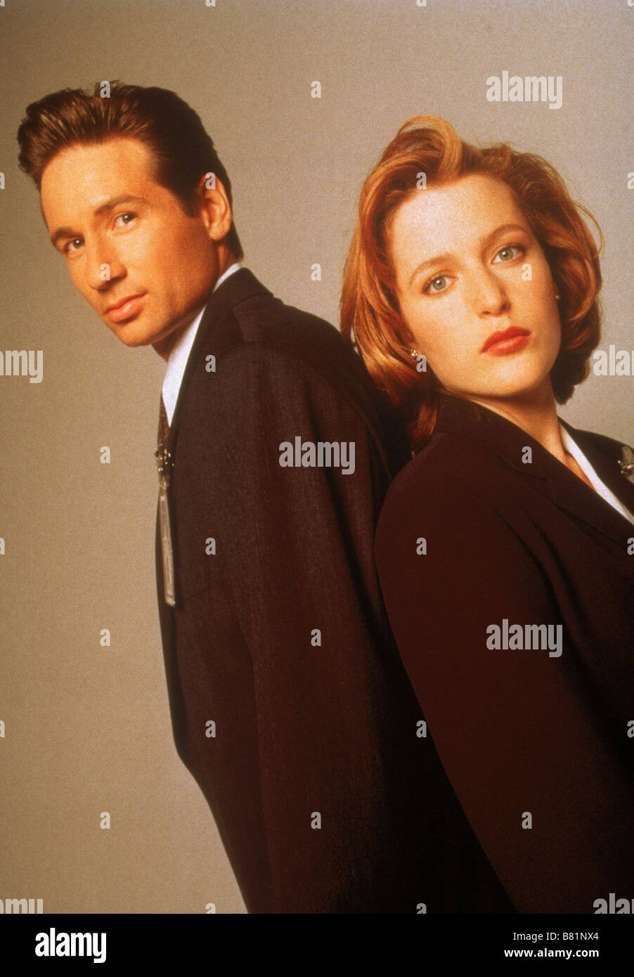The X Files  TV Series1993 - 2002 USA 1995 Season 3 Created by Chris Carter David Duchovny , Gillian Anderson Stock Photo