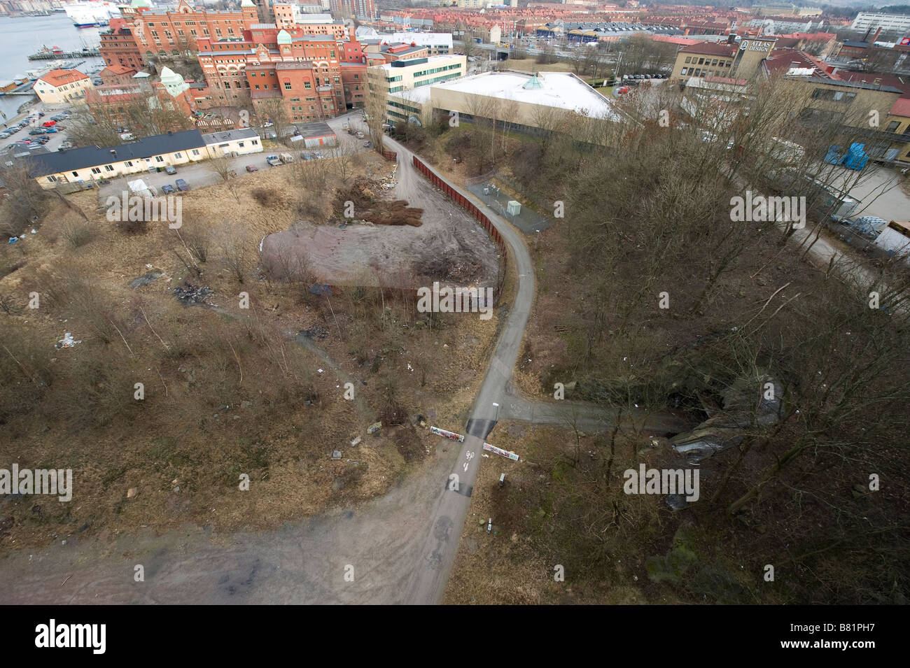 Hotel 'Novotell' and park, Gothenburg, Sweden Stock Photo