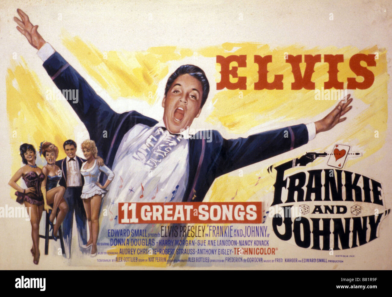 Frankie and Johnny  Year: 1966 USA Elvis Presley  Director: Frederick De Cordova Movie poster Stock Photo