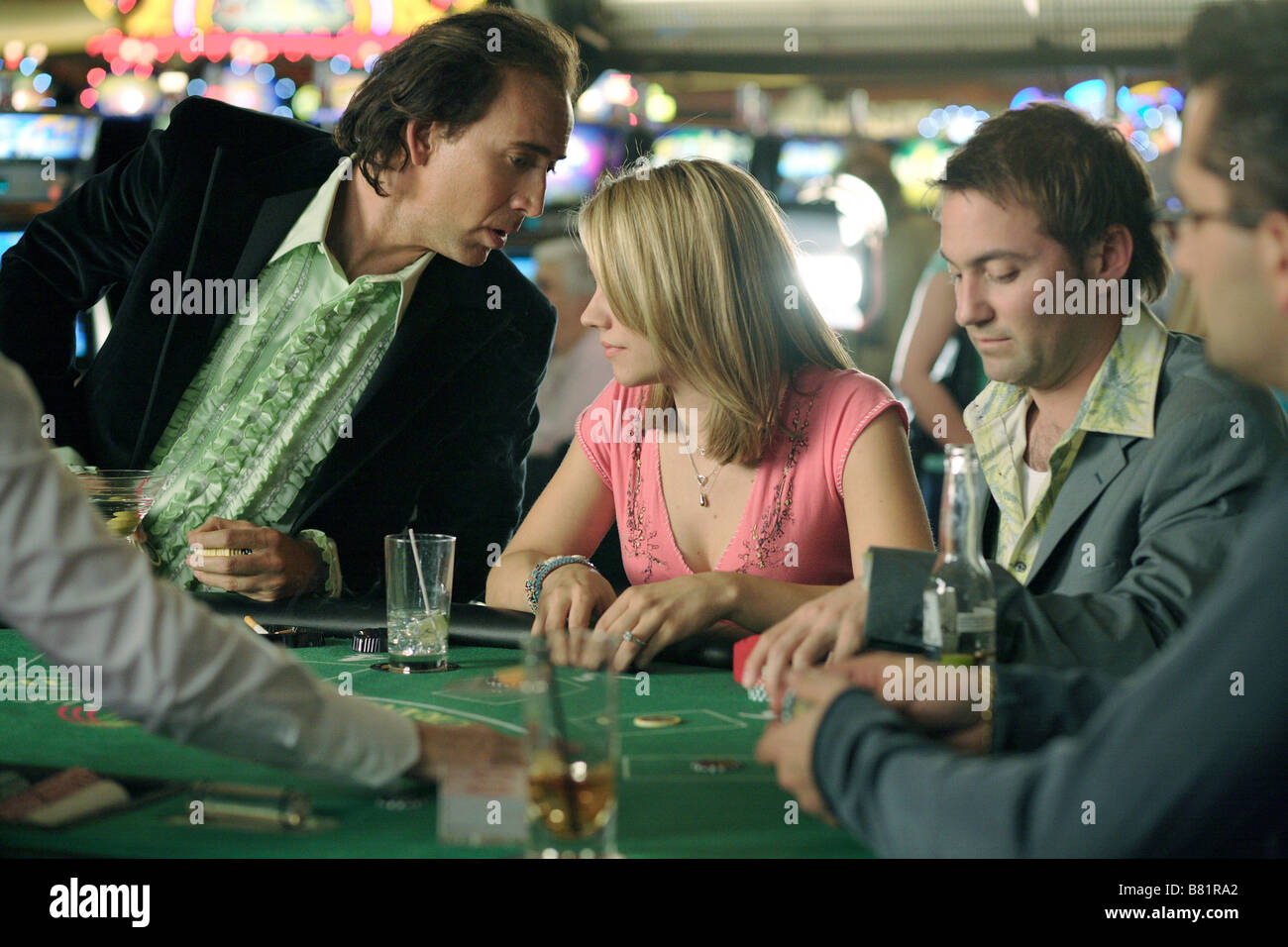 Next Next  Year: 2007 USA Nicolas Cage, Mary Millensifer, Enzo Cilenti  Director: Lee Tamahori Stock Photo