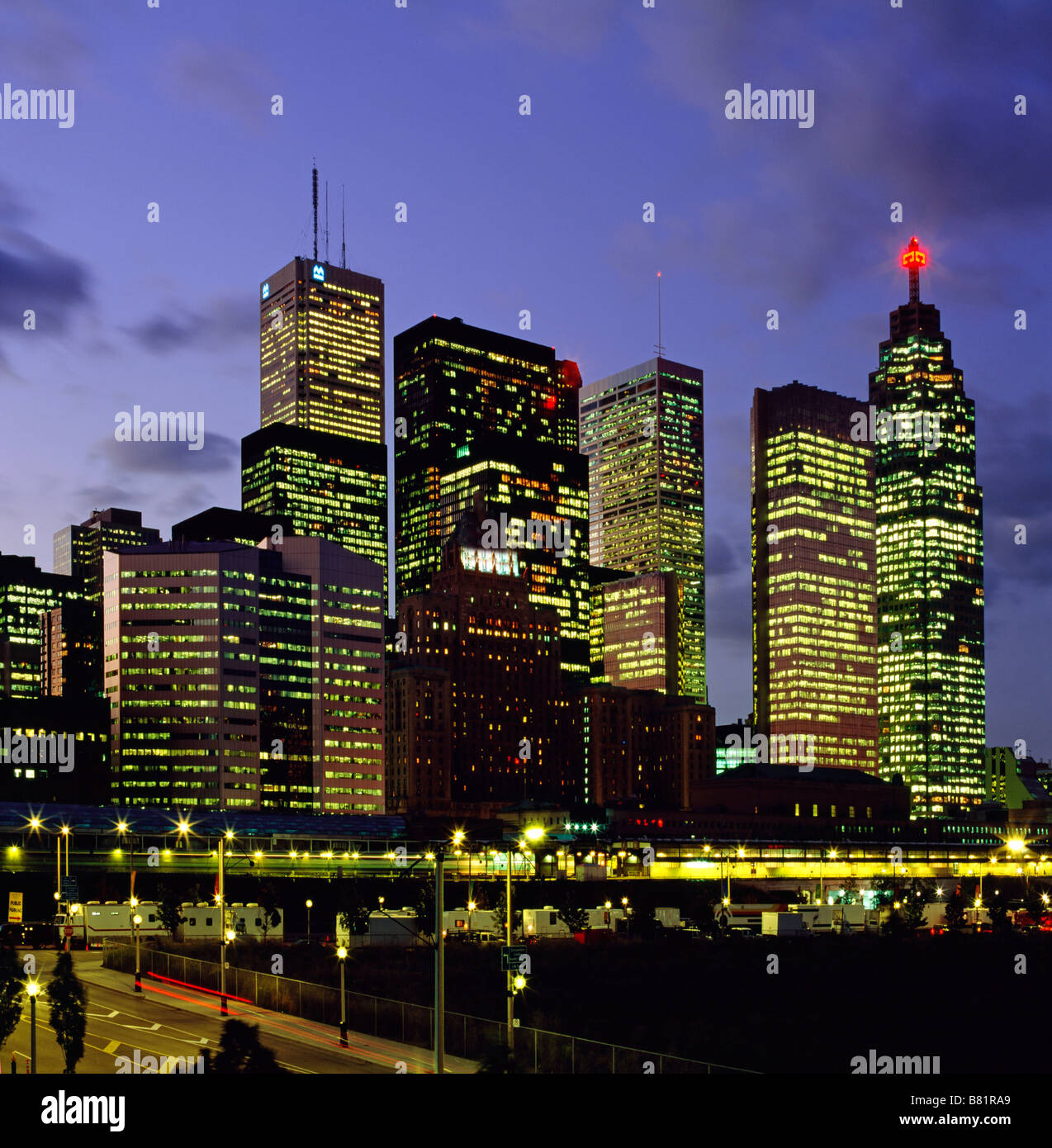 Toronto skyline copyspace hi-res stock photography and images - Alamy