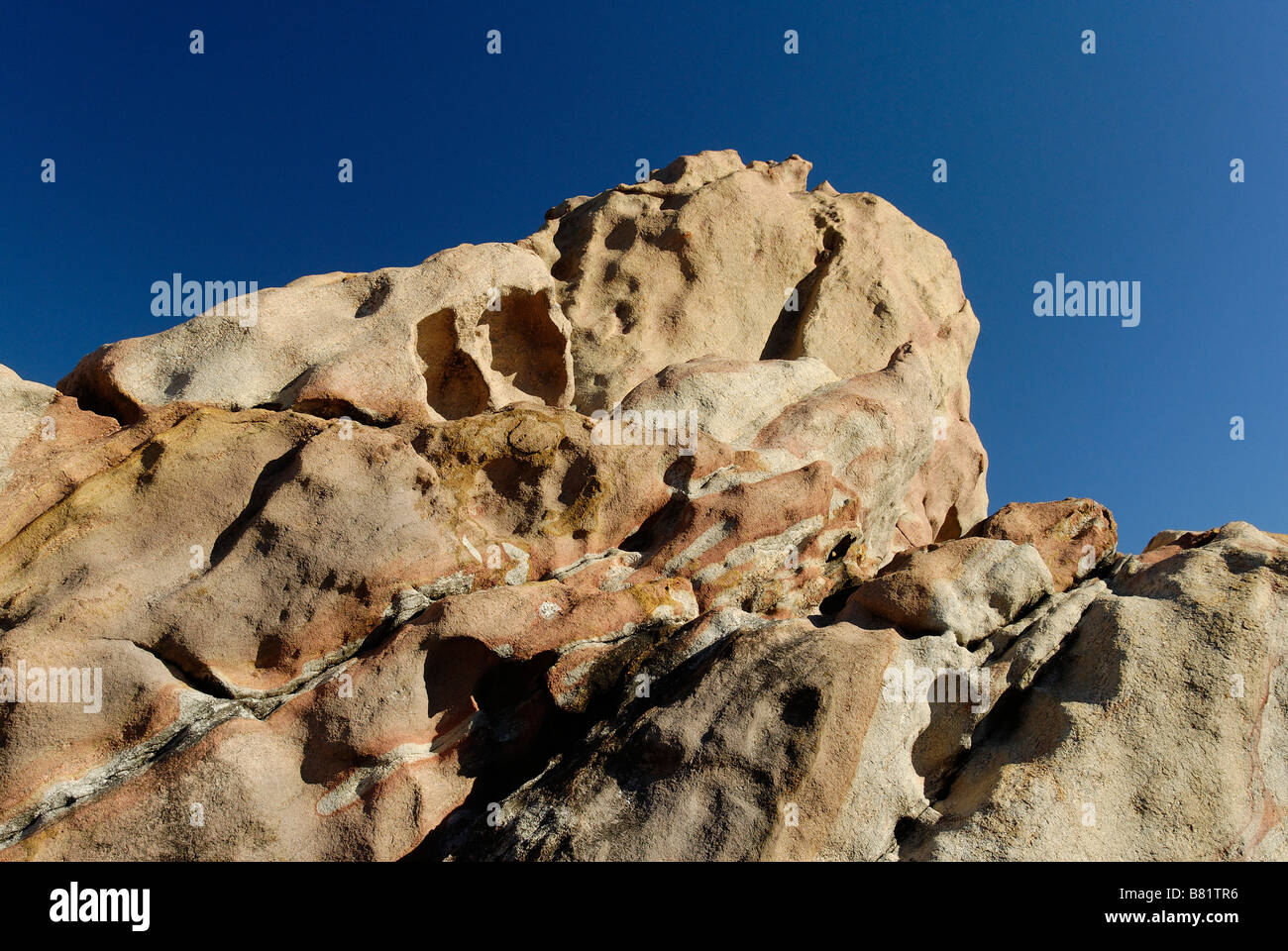 Red and orange coloured rock at Canal Rocks Western Australia Stock ...