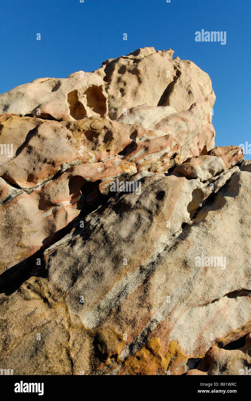 Red and orange coloured rock at Canal Rocks Western Australia Stock ...