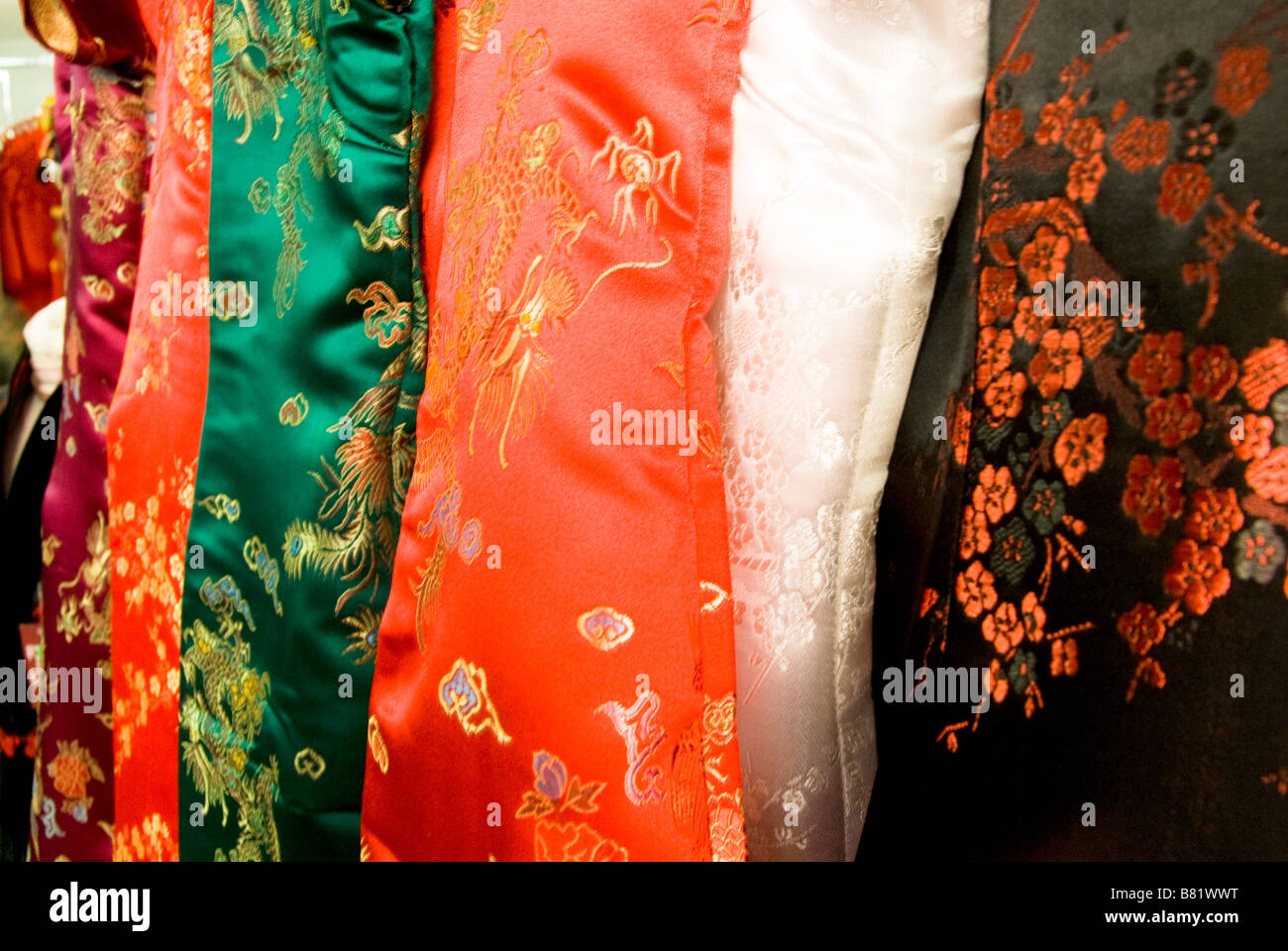 Japanese Kimono material Stock Photo Alamy