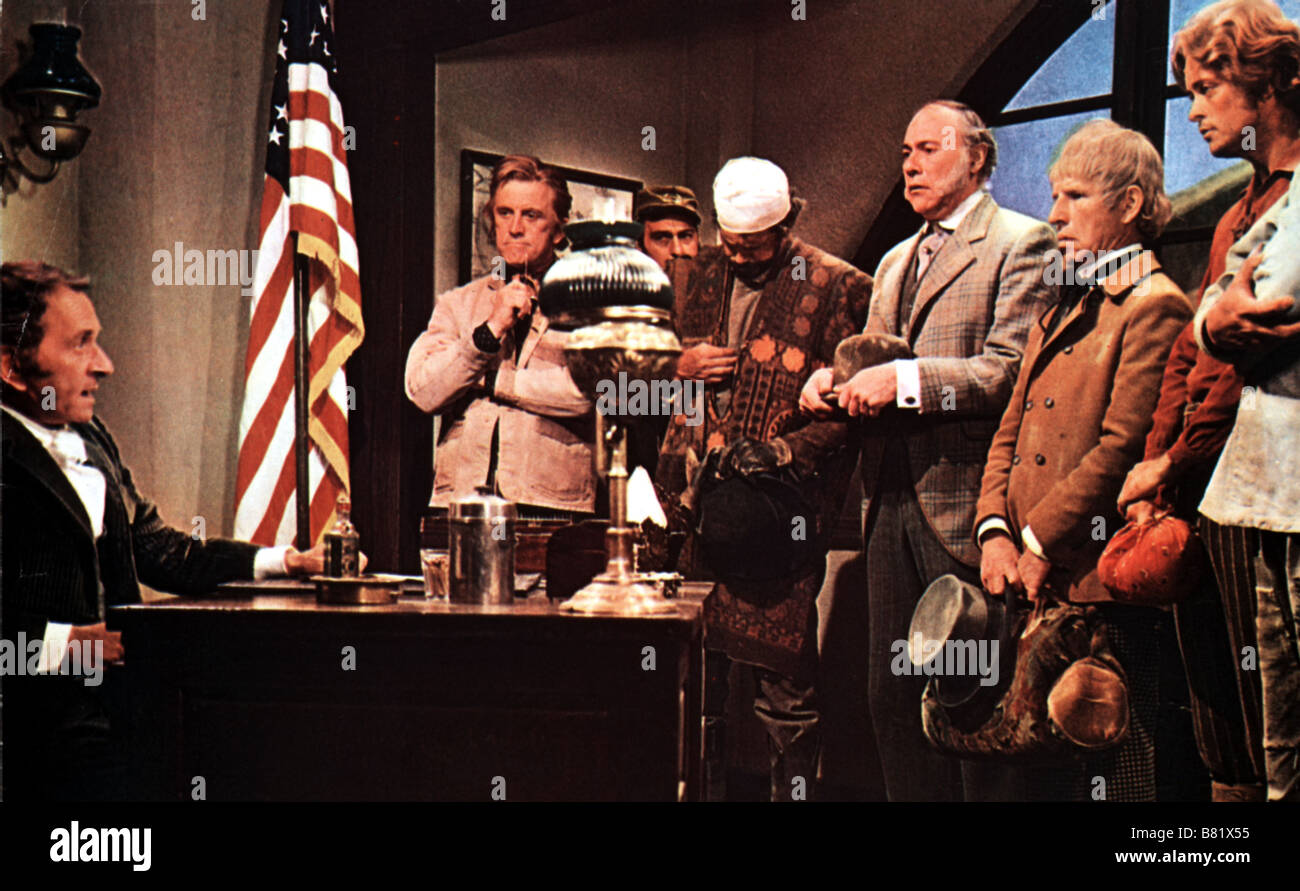 There Was a Crooked Man Year: 1970 USA Kirk Douglas , John Randolph , Hume Cronyn  Director: Joseph L. Mankiewicz Stock Photo