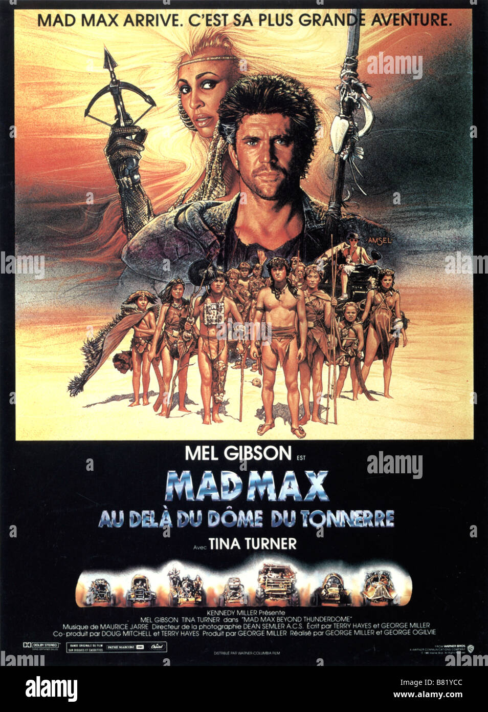 Mad Max Beyond Thunderdome Year 1985 Australia / USA Mel Gibson, Tina Turner Director