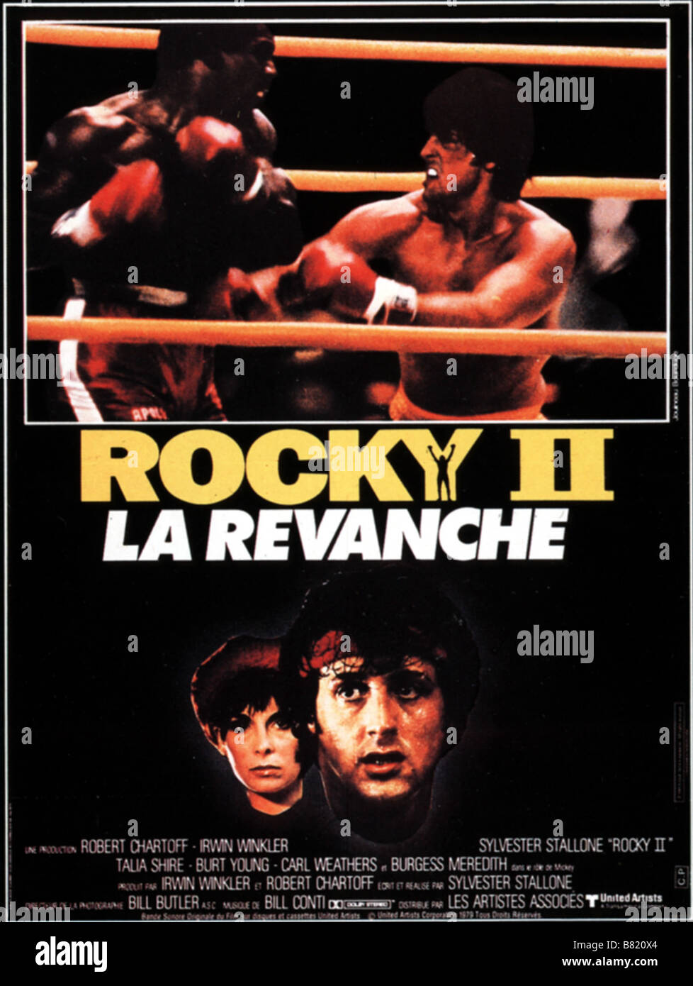 Rocky 2 Year: 1979 USA Sylvester Stallone Affiche , Poster Director:  Sylvester Stallone Stock Photo - Alamy