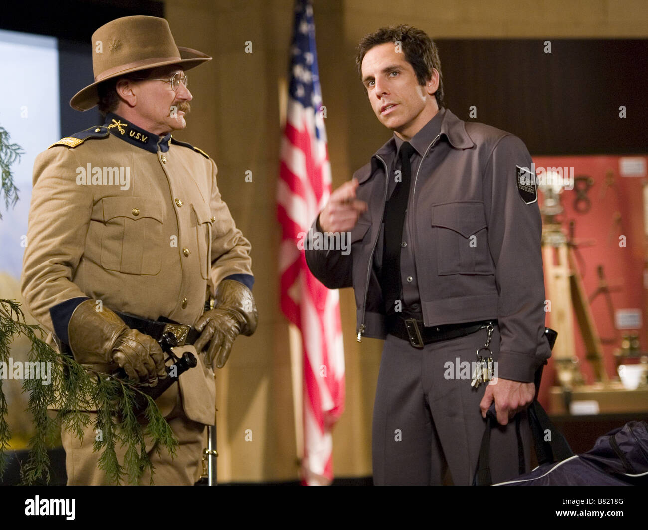 Night at the Museum  Year: 2006 USA Robin Williams, Ben Stiller  Director: Shawn Levy Stock Photo