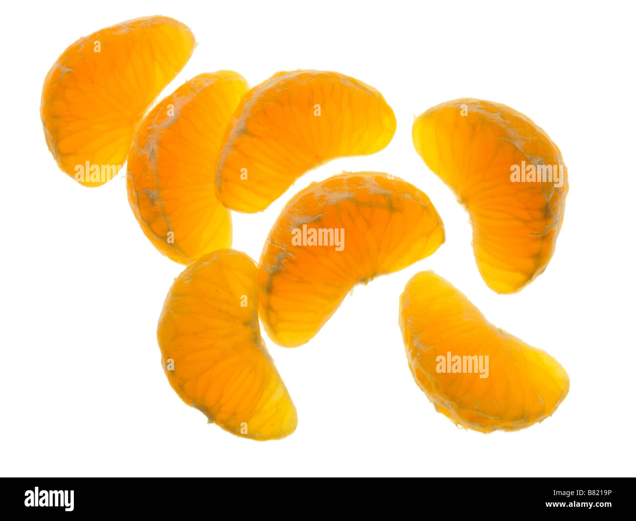 clementine segments Stock Photo