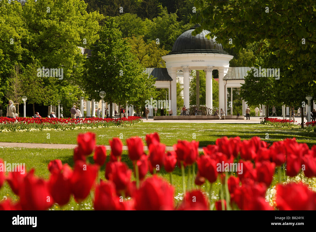 Carolina Spring Colonnade Carolina and Rudolf Spring Marienbad Czech ...