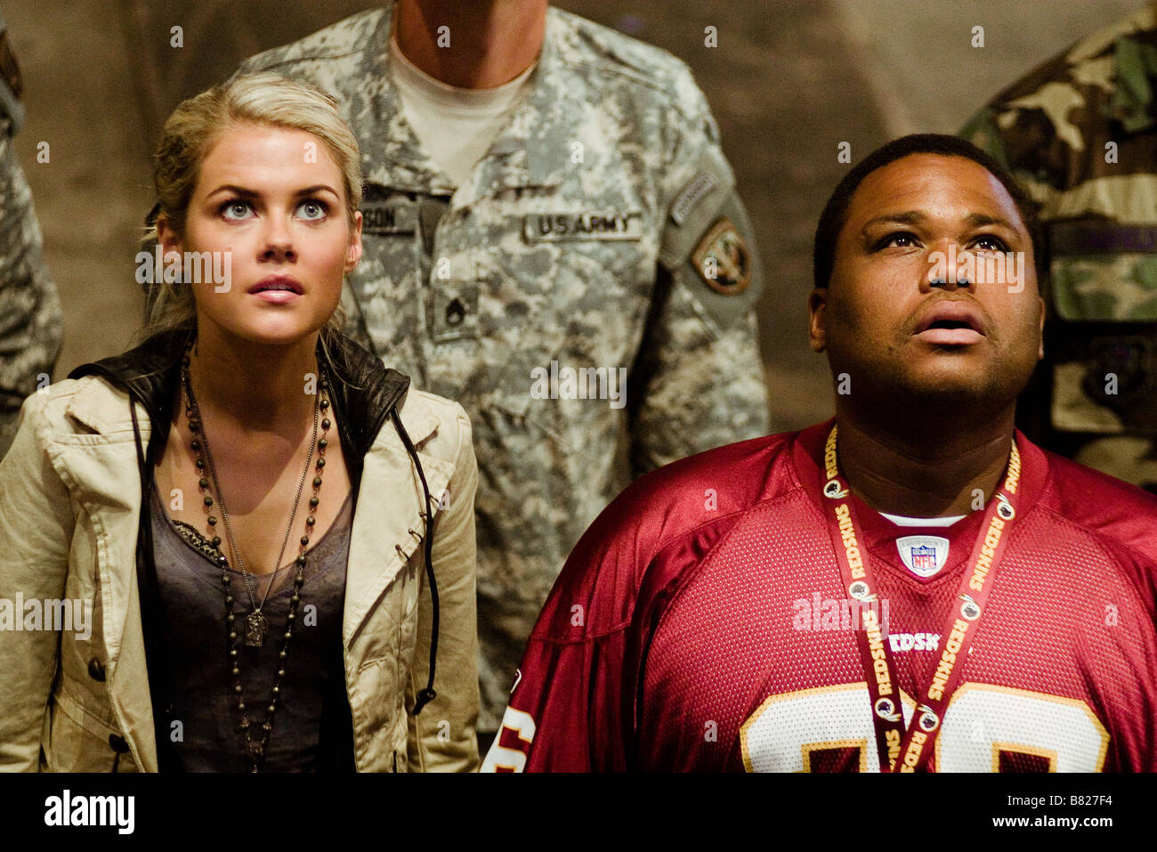 Transformers Transformers  Year: 2007 USA Rachael Taylor, Anthony Anderson  Director: Michael Bay Stock Photo