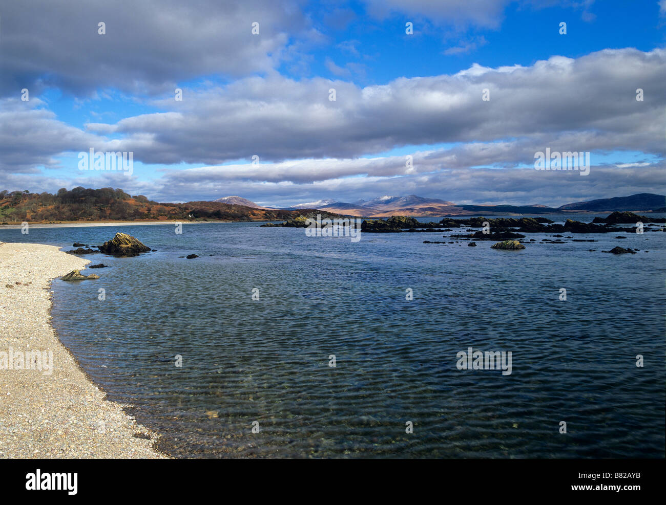 Kintyre Peninsula, Isle of Arran, Firth of Clyde, Scotland Stock Photo