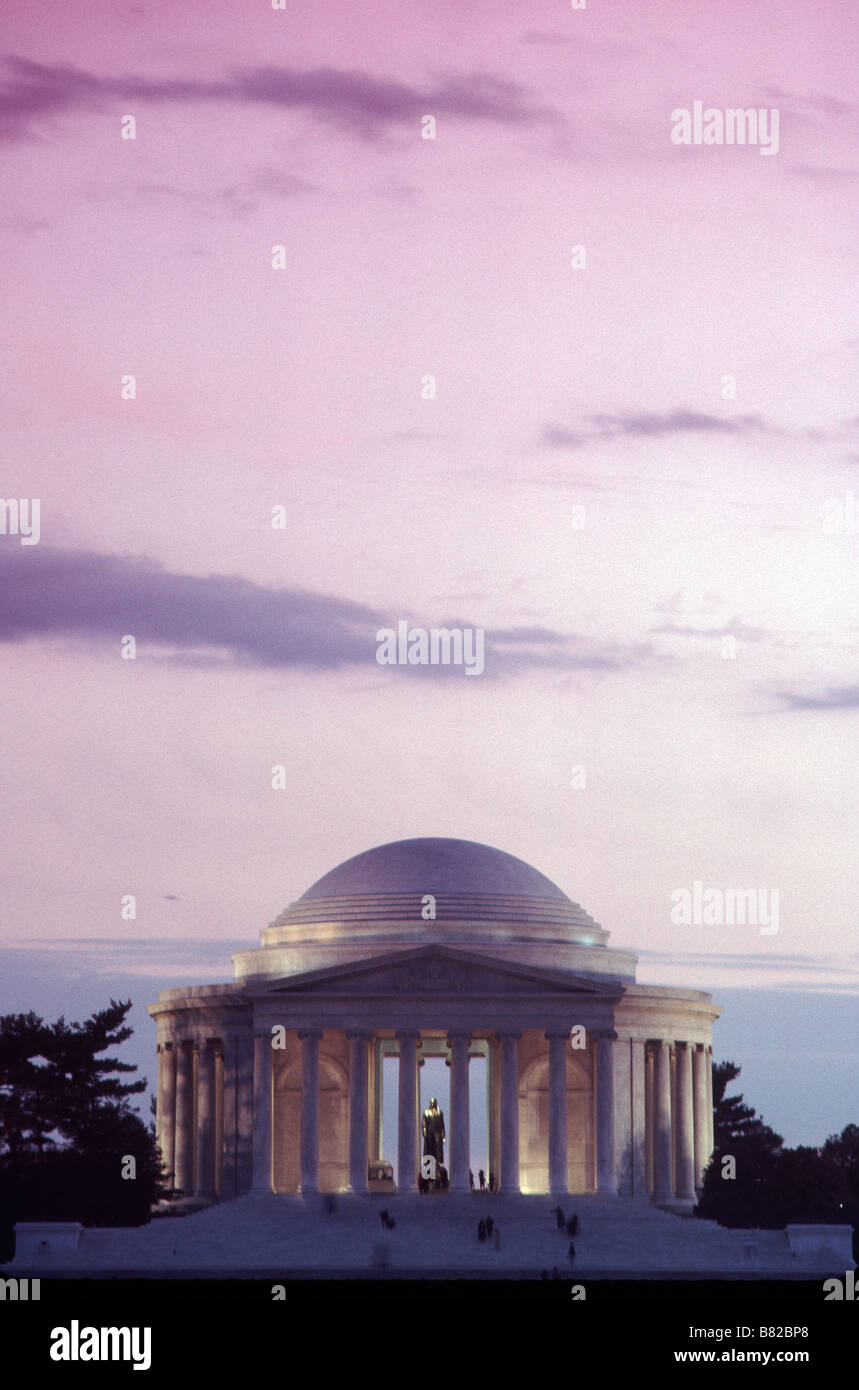 Thomas Jefferson Memorial in Washington DC Potomac River Distric of Columbia United States Stock Photo