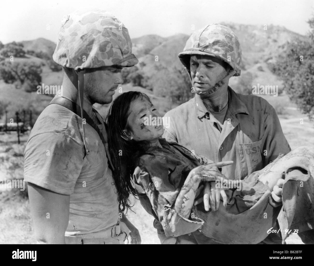 Saipan Hell to Eternity  Year: 1960 USA Jeffrey Hunter, Robin Shimatsu, David Janssen  Director: Phil Karlson Stock Photo
