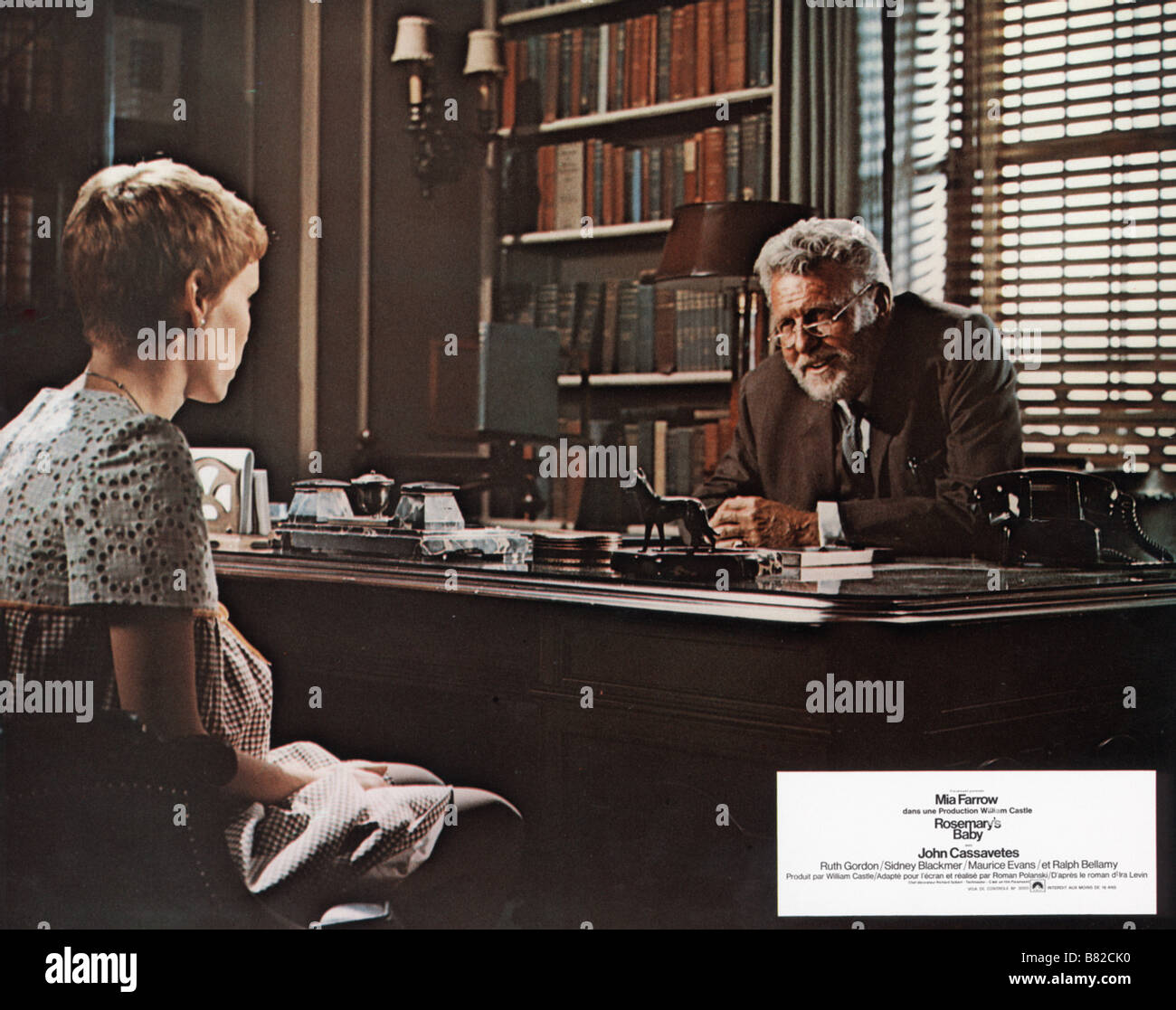 Rosemary's Baby  Year: 1968 USA Mia Farrow, Ralph Bellamy  Director: Roman Polanski Stock Photo