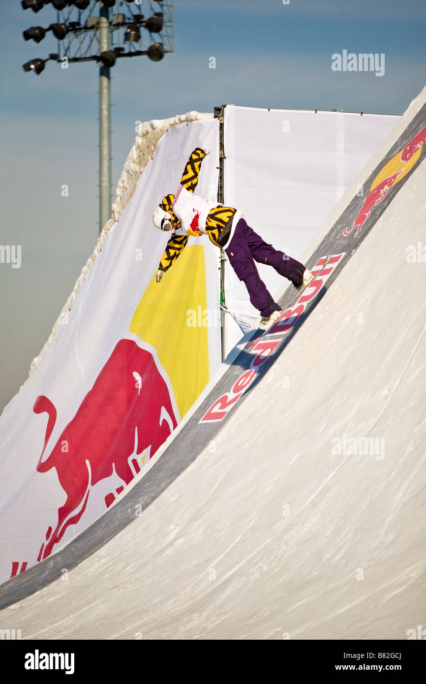 The largest urban snowboard event in North America New York City NY Feb