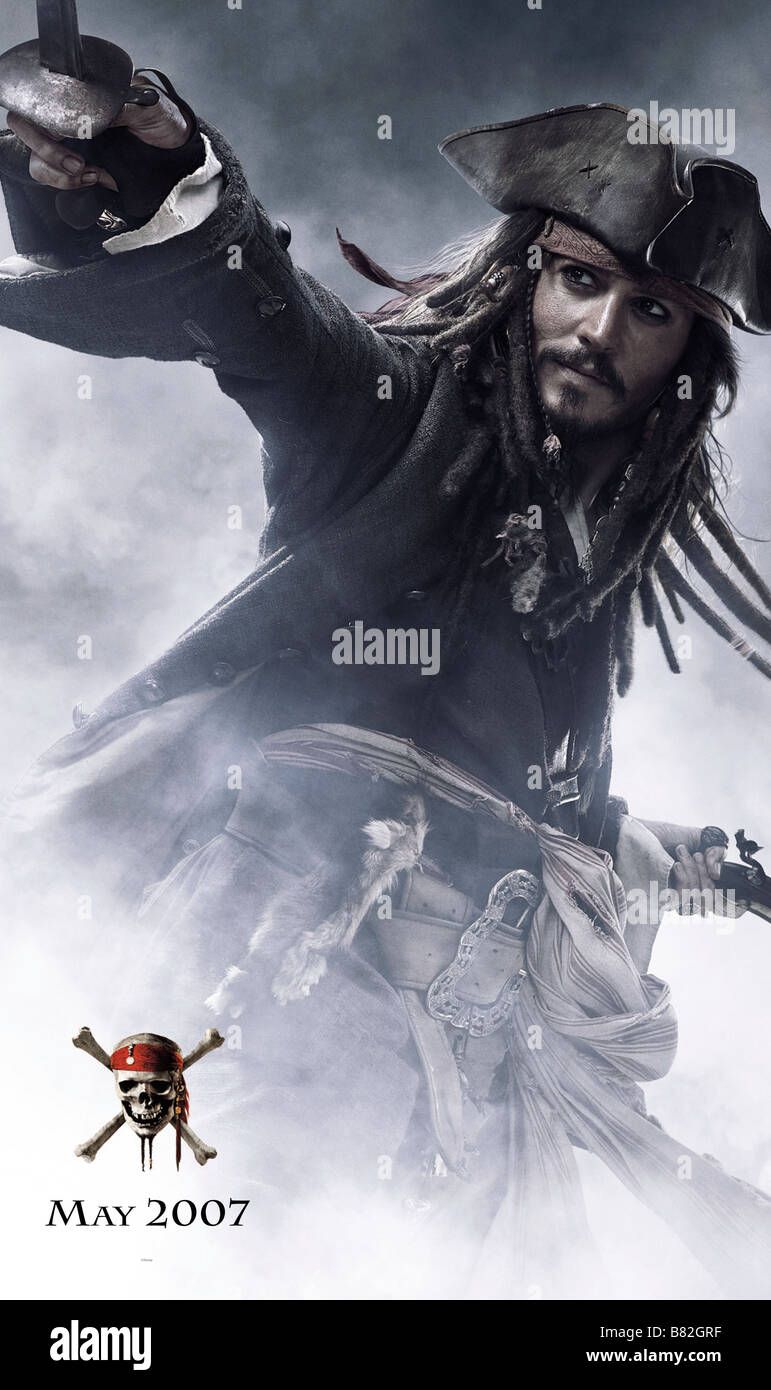 Pirates of the Caribbean: At World's End  Year: 2007 USA Johnny Depp  Director: Gore Verbinski Stock Photo