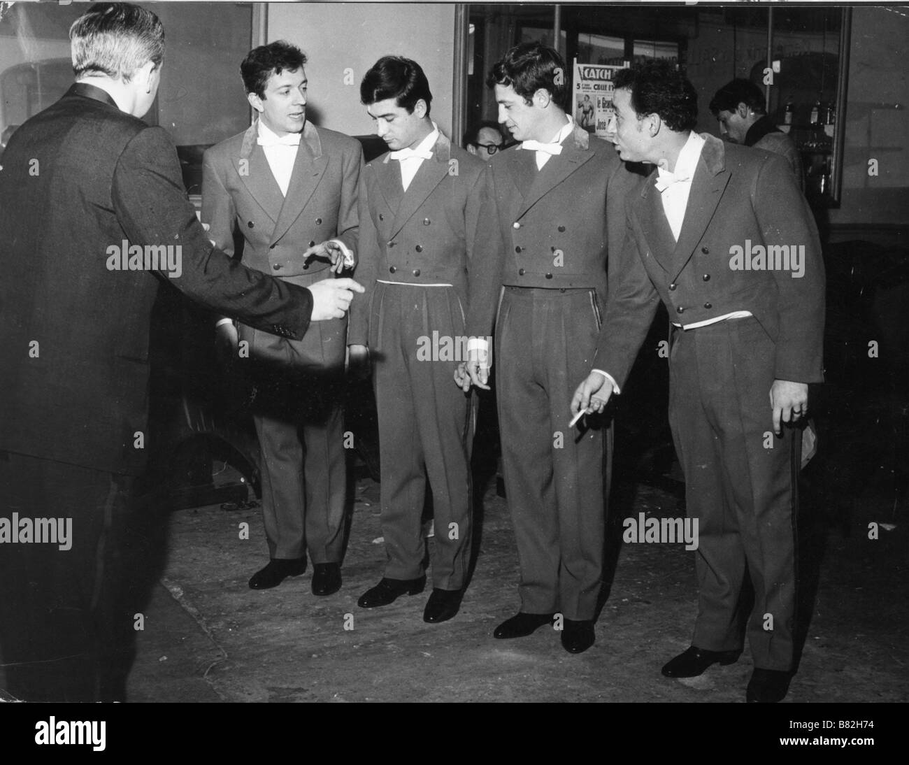 Jean Claude Brialy Jean Claude Brialy Jean Claude Brialy Jean Pierre Cassel  Claude Brasseur Jean Paul Belmondo Stock Photo - Alamy