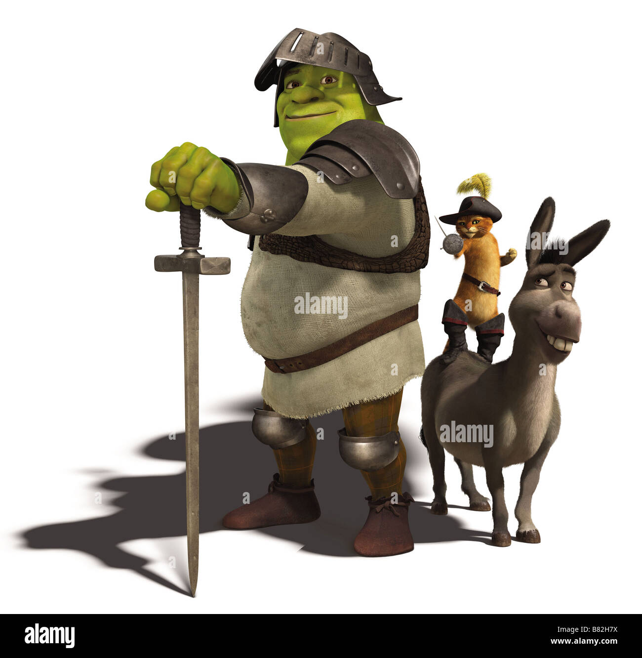 Shrek the Third  Year: 2007 USA Director: Chris Miller, Raman Hui  Animation Stock Photo