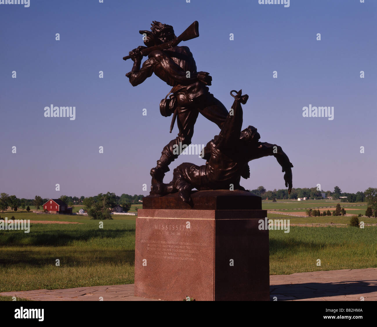 Statue at Gettysburg Park, PA Stock Photo Alamy