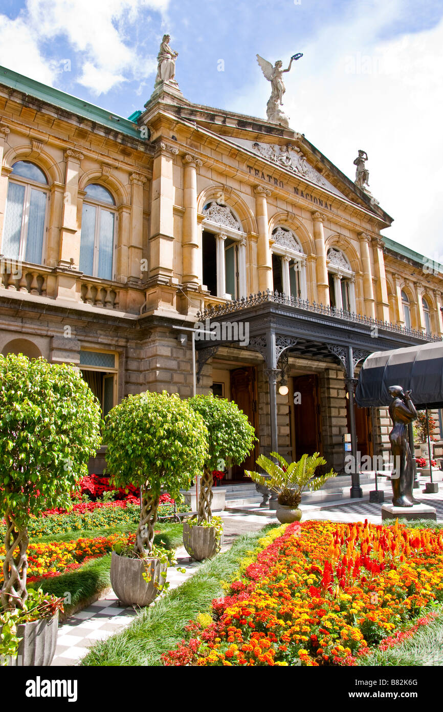 San Jose's National Theater (Teatro Nacional de Costa Rica) Stock Photo