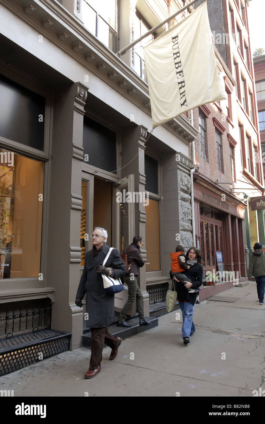 A Burberry store in the Soho neighborhood of New York Stock Photo - Alamy