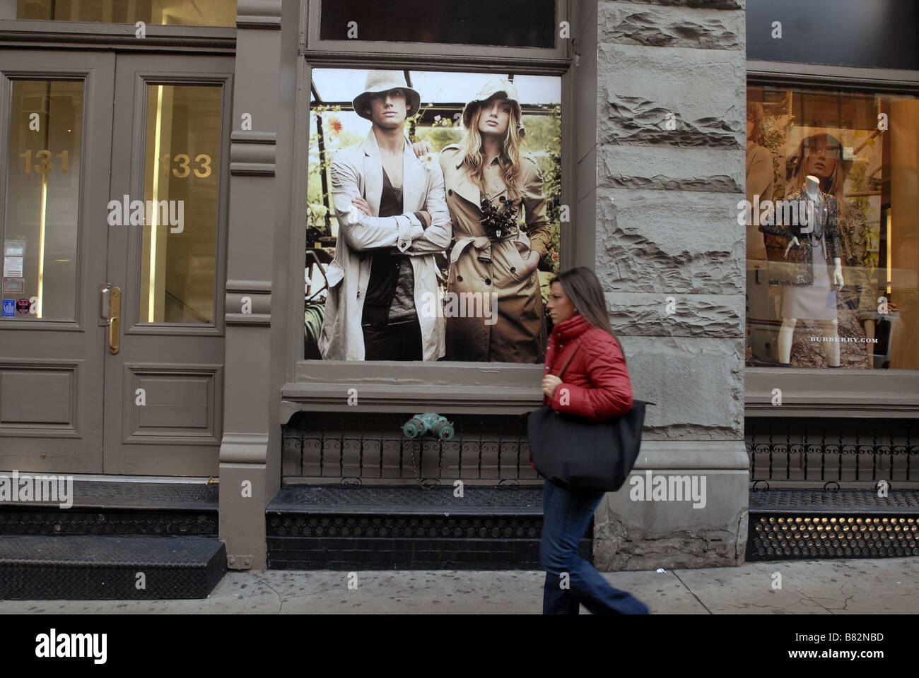 A Burberry store in the Soho neighborhood of New York Stock Photo - Alamy