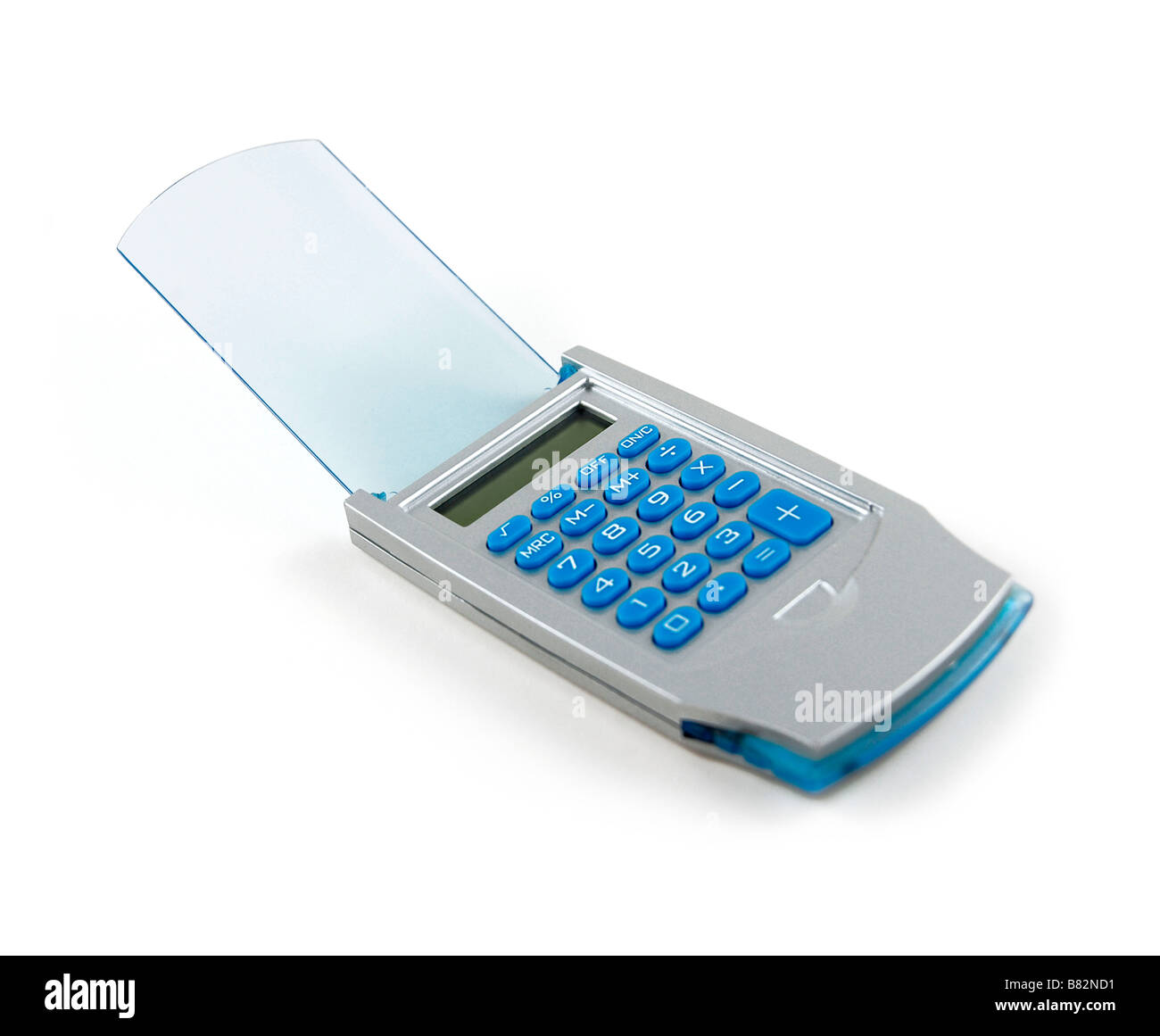 A pocket calculator. Stock Photo