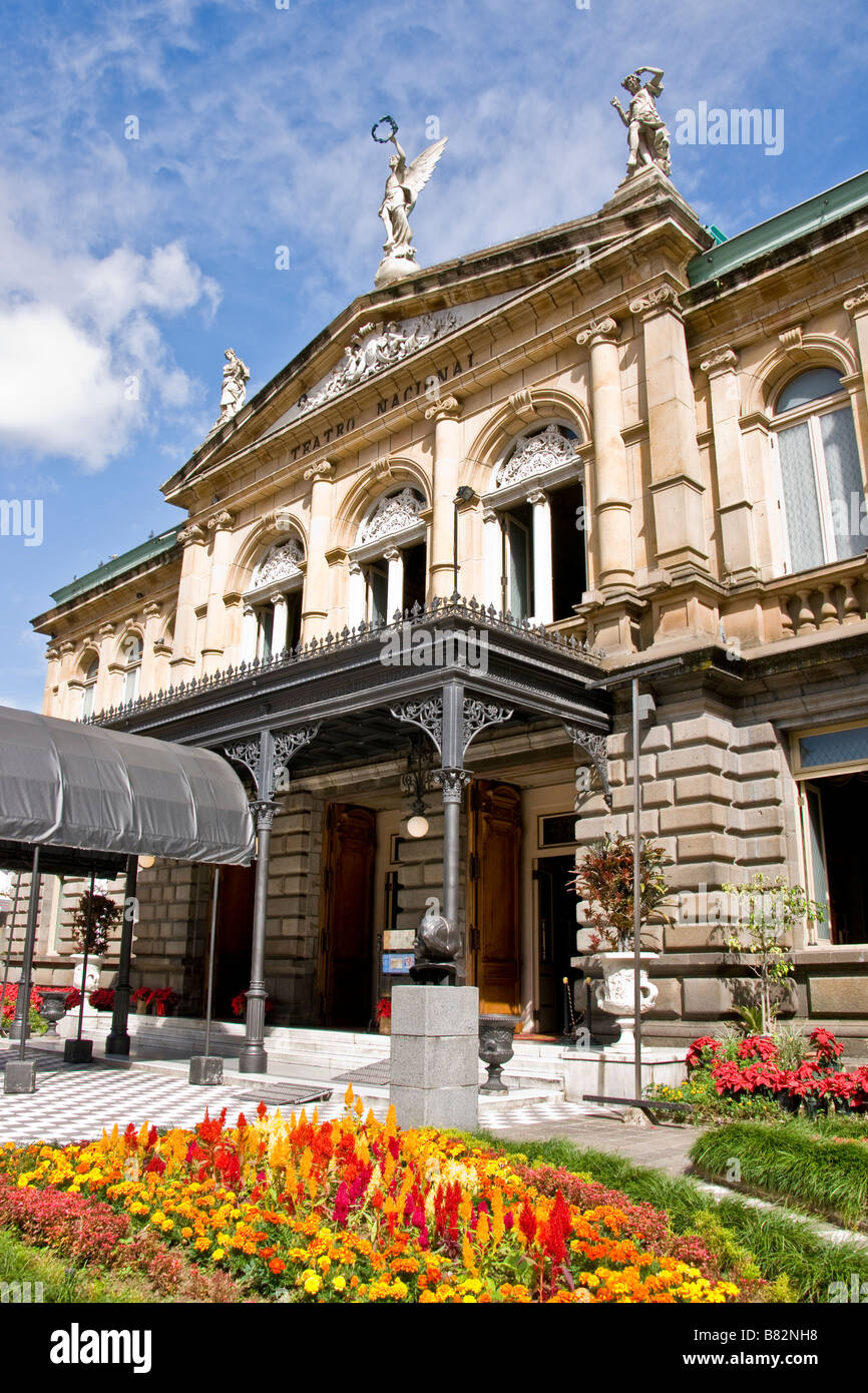 San Jose's National Theater (Teatro Nacional de Costa Rica) Stock Photo