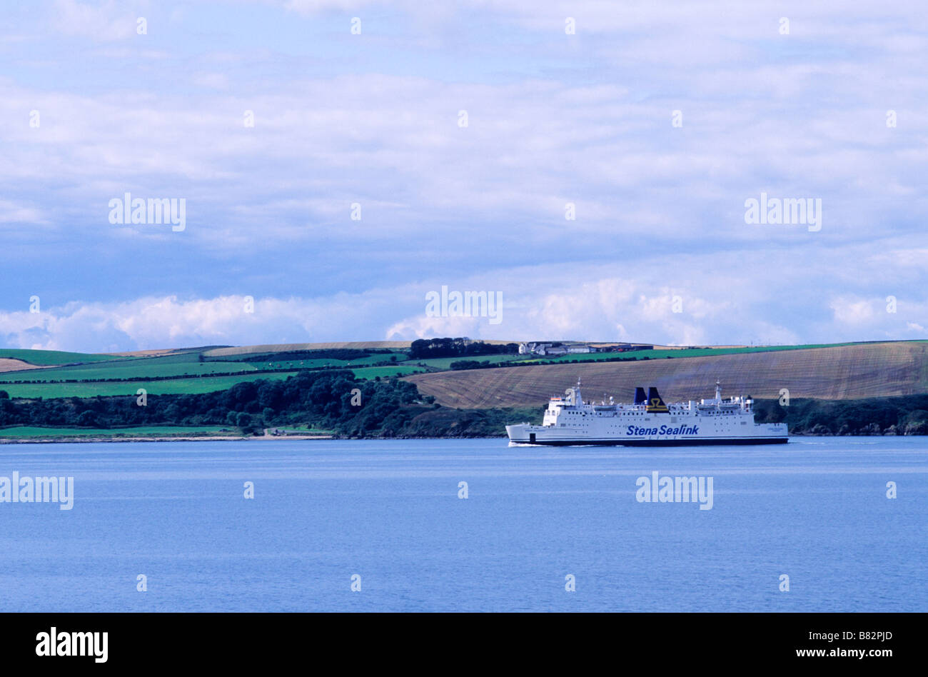 Loch Ryan Scotland Stranraer to Larne passenger vehicle car Ferry Stena Sealink ship boat UK