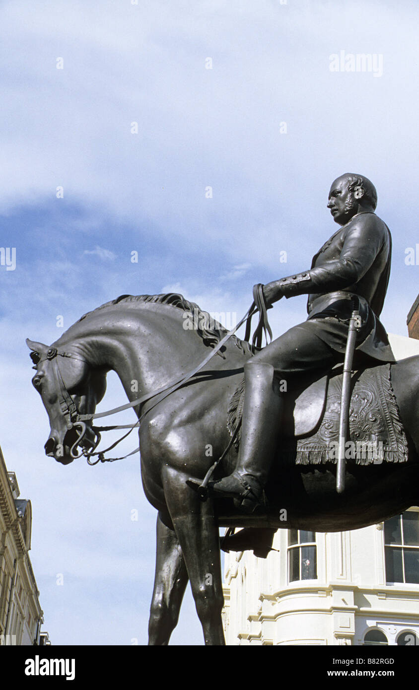 Wolverhampton, equestrian statue of prince Albert, the Prince Consort