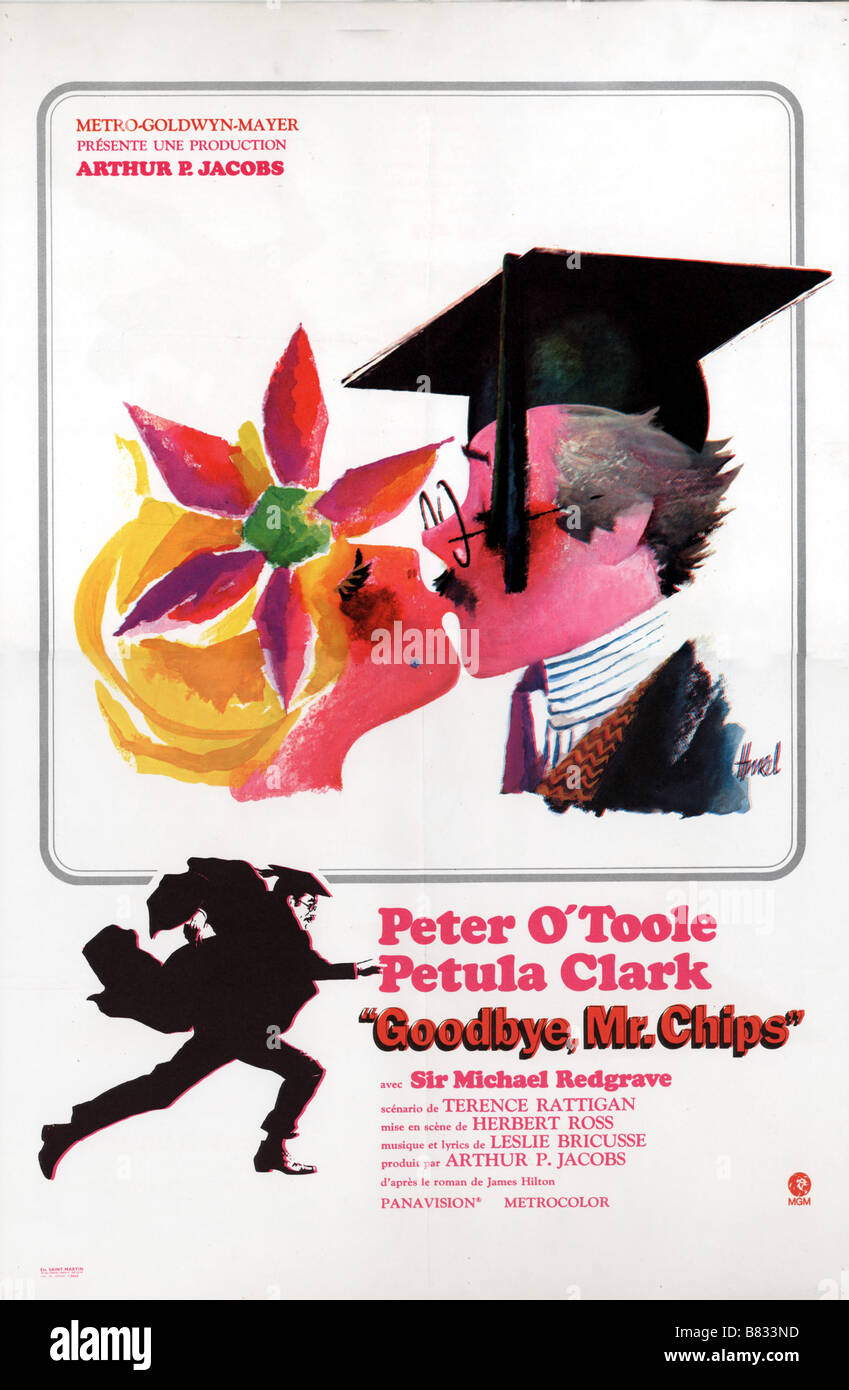 Goodbye, Mr. Chips Year 1969 USA Director Herbert Ross Movie poster