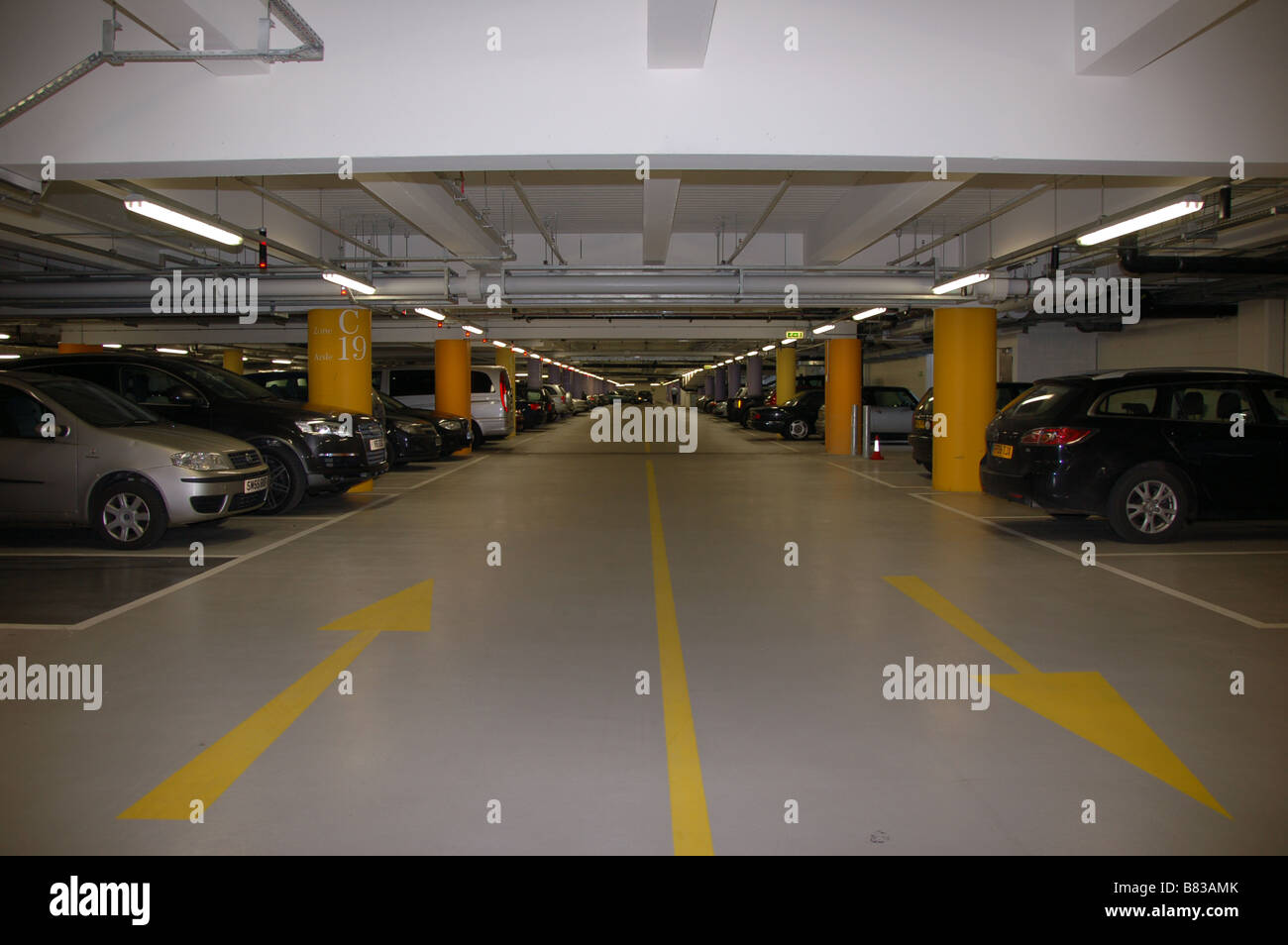 Car Park At Westfield Shopping Centre London England Uk Stock Photo Alamy
