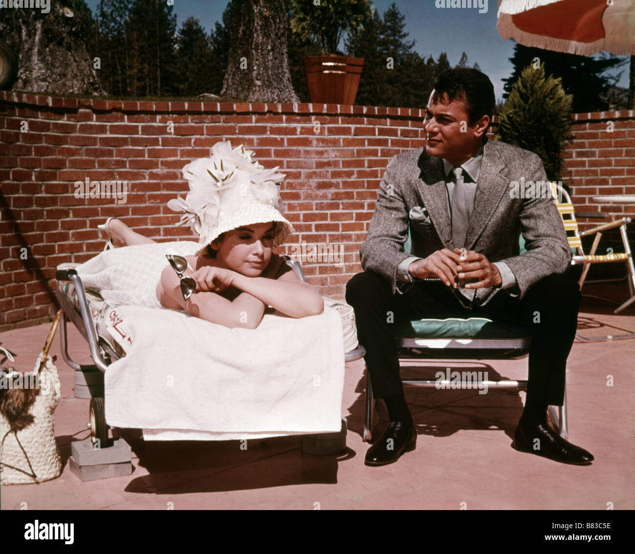 40 Pounds of Trouble Year : 1962 USA Suzanne Pleshette , Tony Curtis  Director: Norman Jewison Stock Photo